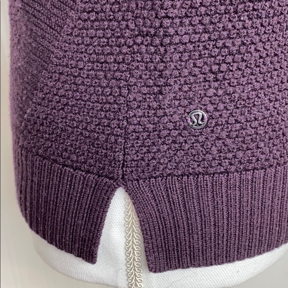 Lululemon Warm & Restore Sweater Black Cherry - Picture 8 of 12